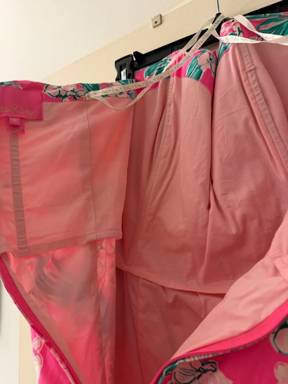 NWOT Lilly Pulitzer Stela Strapless Stretch Bow Dress Roxie Pink Size 16 XL - Picture 7 of 12